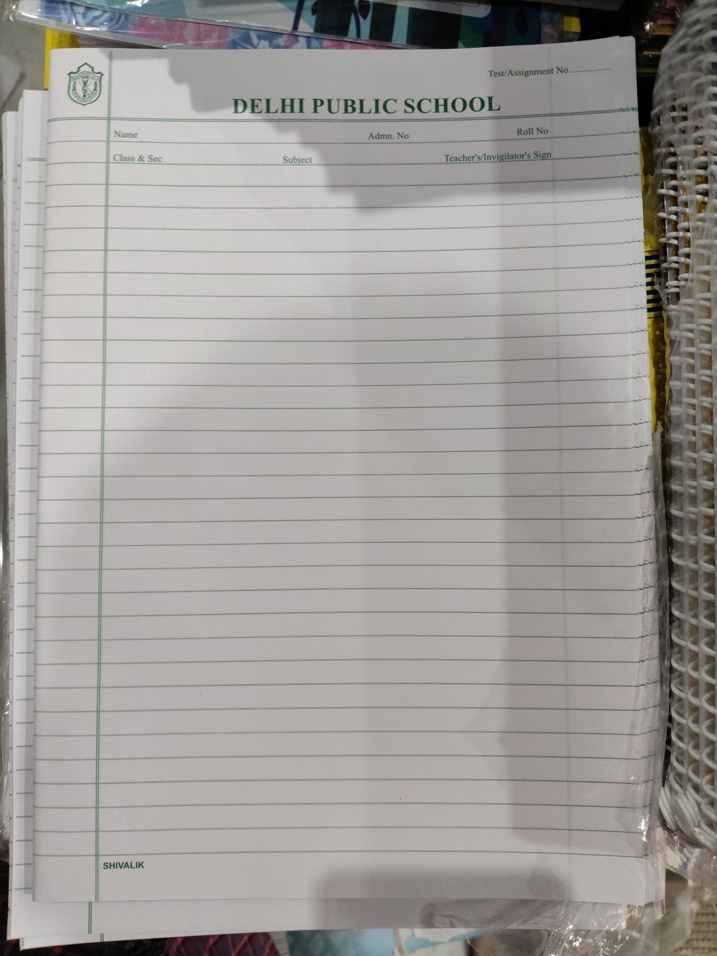 Shivalik DPS assignment